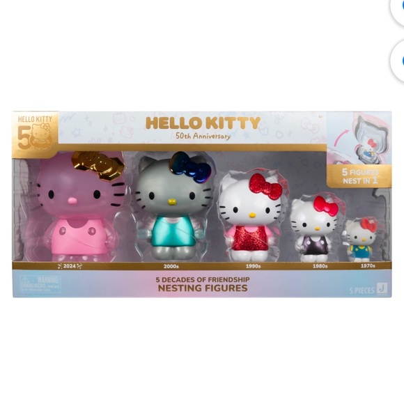HELLO KITTY Other - Hello Kitty 50th Anniversary Nesting Figures 💘🎁